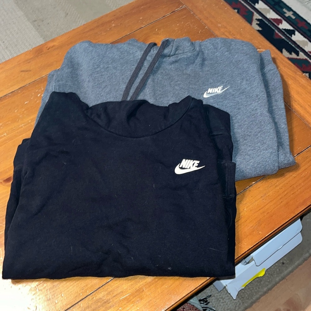 Nike Black and Grey 2 Piece Hoodie Set